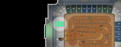 Seat view from Endline
