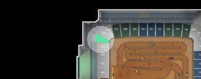 Seat view from Endline