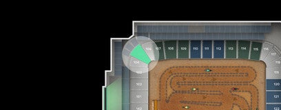 Seat view from Endline