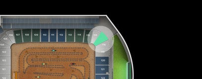 Seat view from Endline