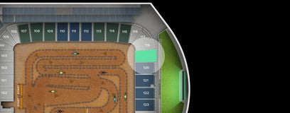 Seat view from Endline