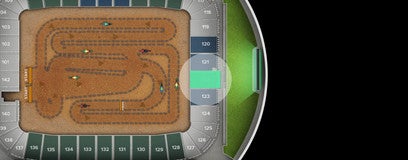 Seat view from Endline