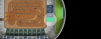 Seat view from Endline