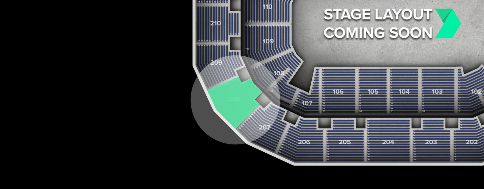 Seat view from Upper