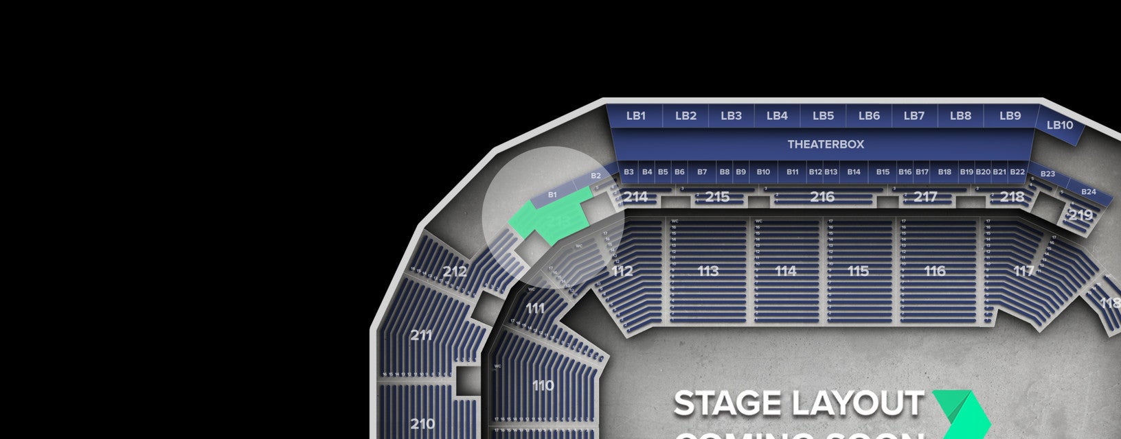 Seat view from Upper