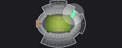 Seat view from Sideline