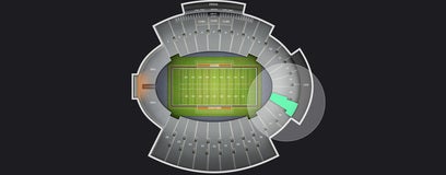 Seat view from Sideline