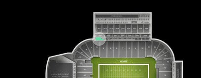 Seat view from Club