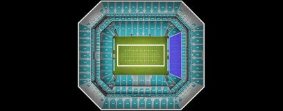 Seat view from Lower Endzone