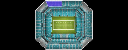 Seat view from Upper Sideline