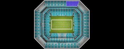 Seat view from Upper Sideline