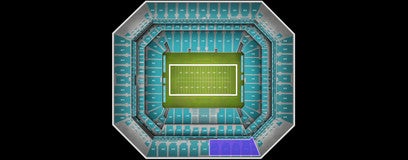 Seat view from Upper Sideline