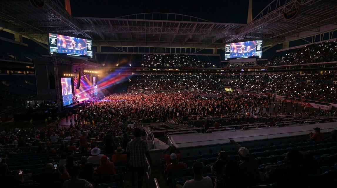 Seat view from Club