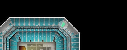 Seat view from Upper End Zone