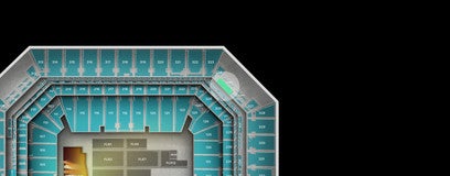 Seat view from Upper End Zone