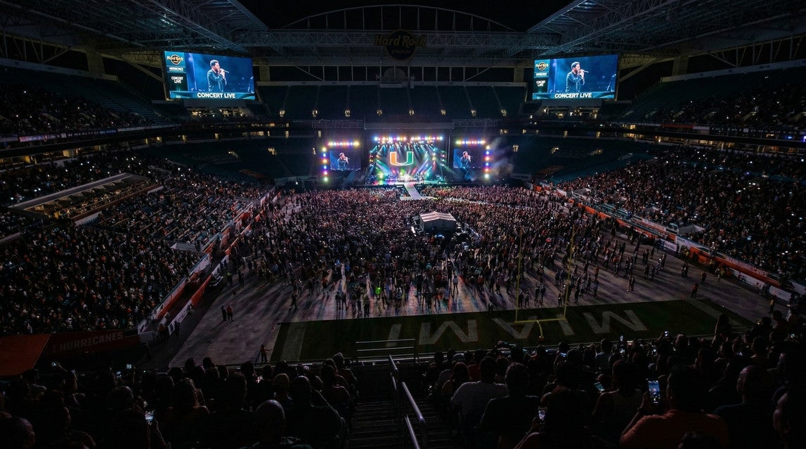 Seat view from Upper End Zone