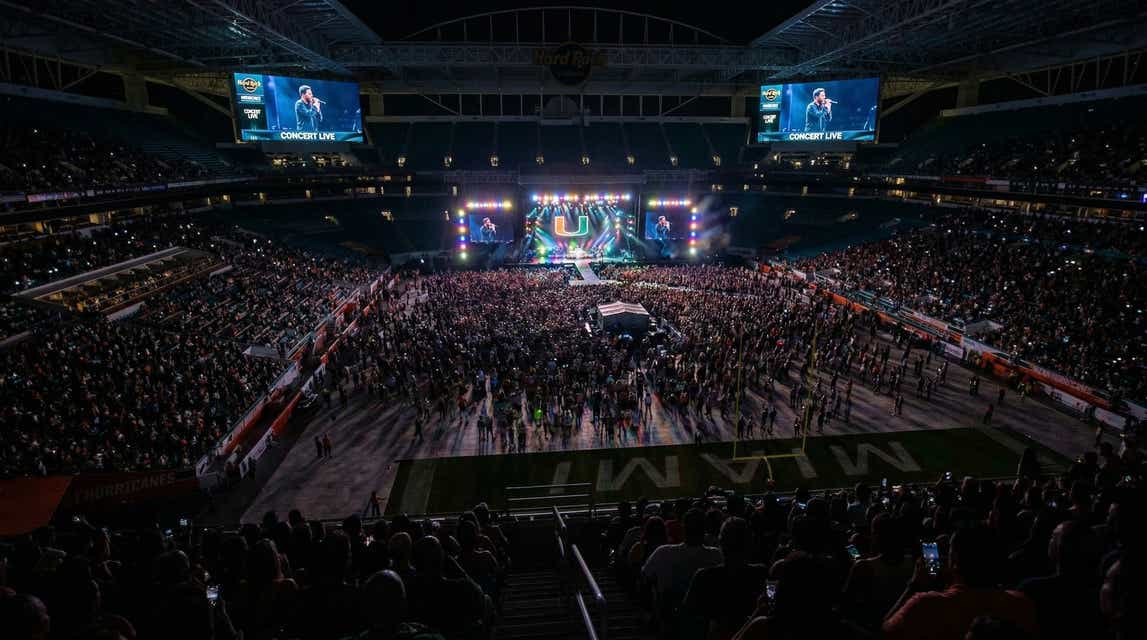 Seat view from Upper End Zone