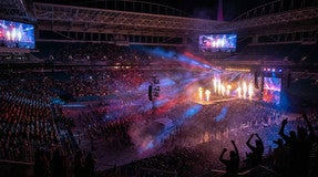 Seat view from Upper End Zone