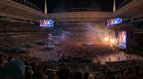 Seat view from Upper End Zone