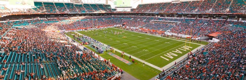 Seat view from Upper End Zone
