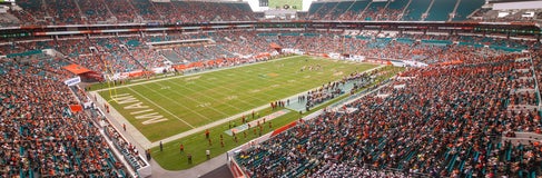 Seat view from Upper End Zone