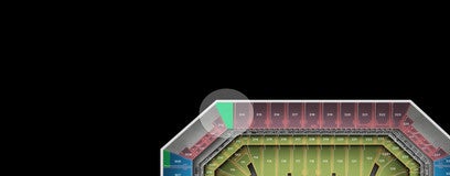 Seat view from Upper Sideline