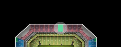 Seat view from Upper Sideline