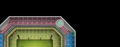 Seat view from Upper End Zone