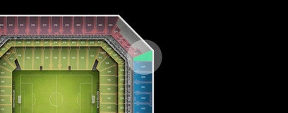 Seat view from Upper End Zone