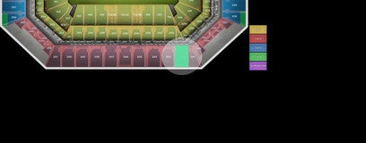 Seat view from Upper Sideline