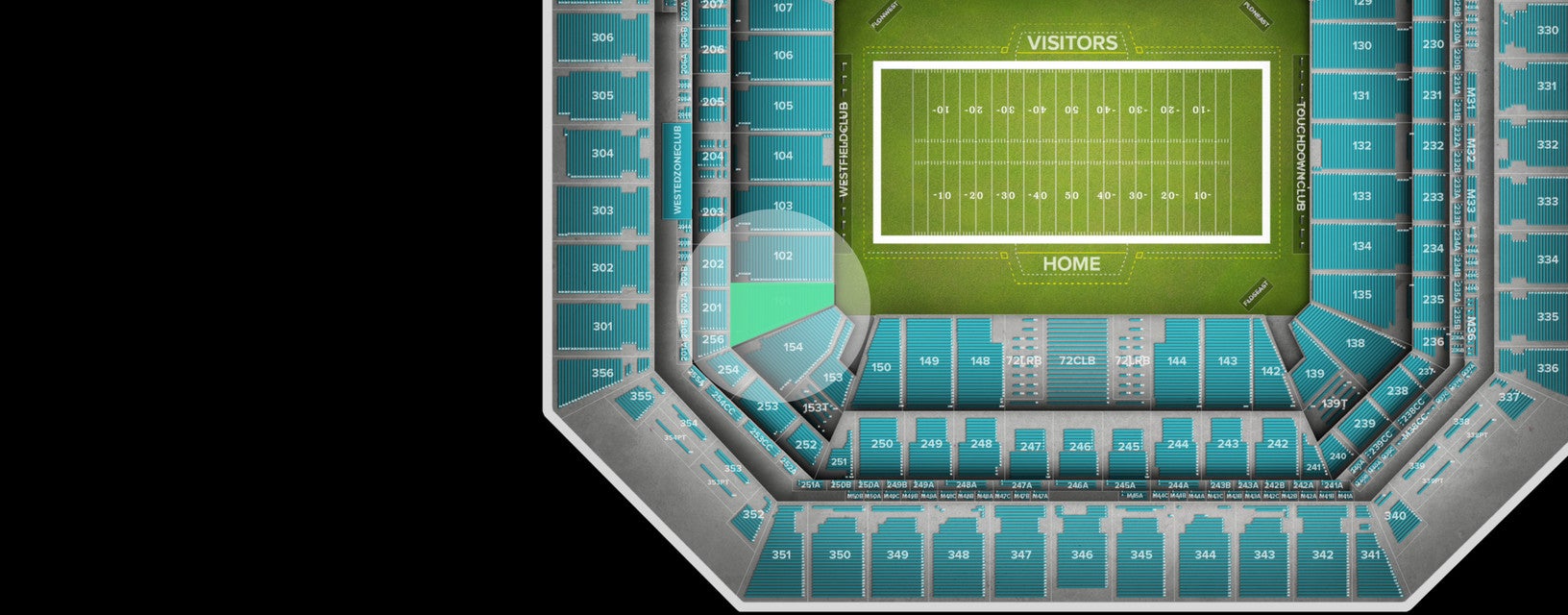 Seat view from Lower Corner