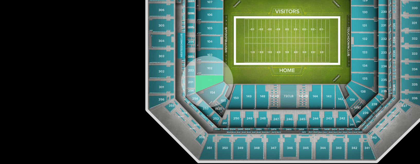 Seat view from Lower Corner