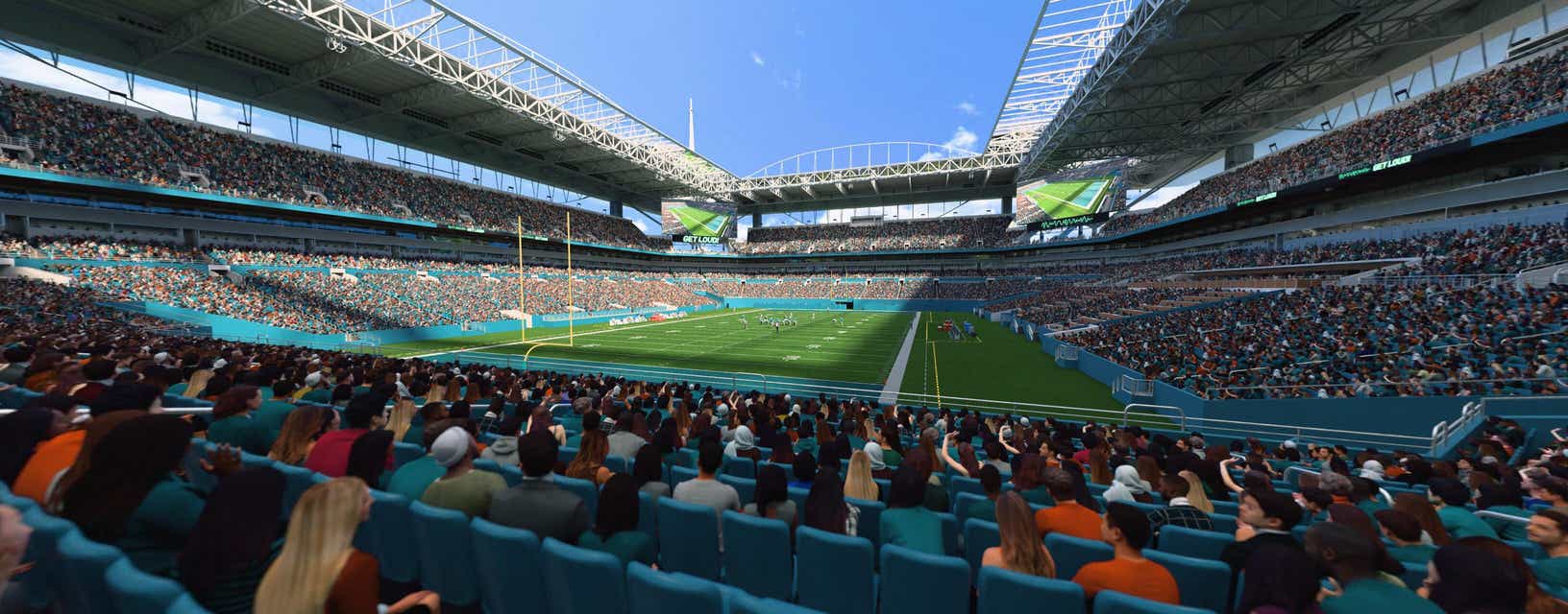 Seat view from Lower End Zone