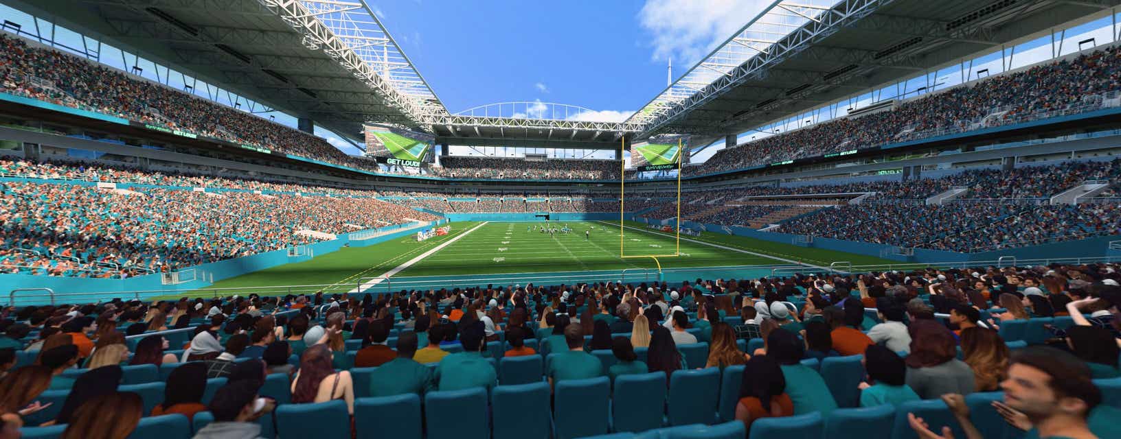 Seat view from Lower End Zone