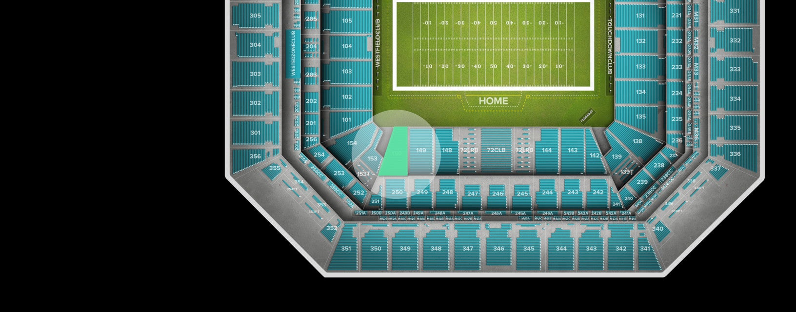 Seat view from Lower Corner
