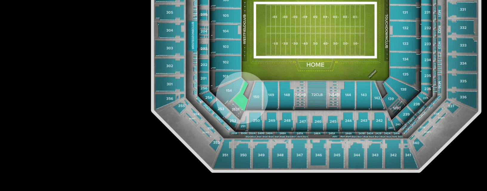 Seat view from Lower Corner