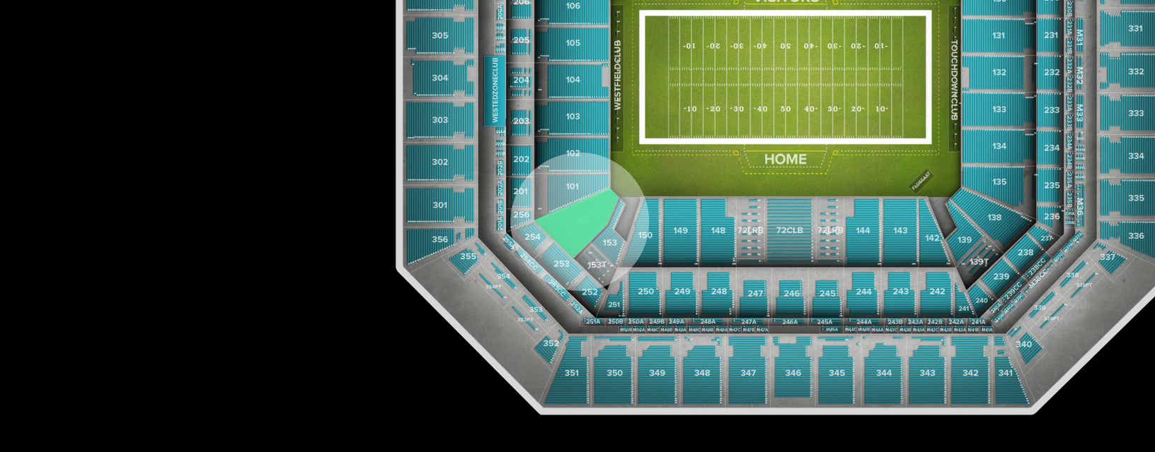 Seat view from Lower Corner