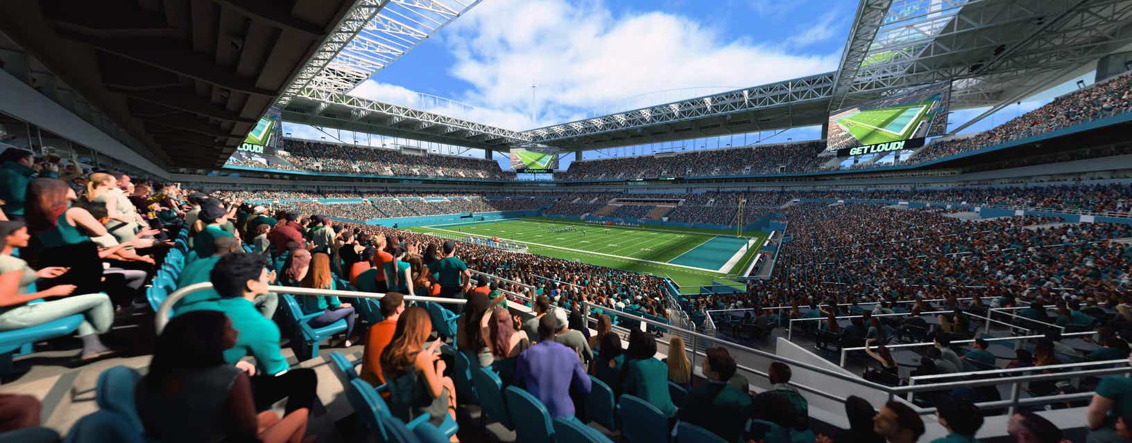 Seat view from Club