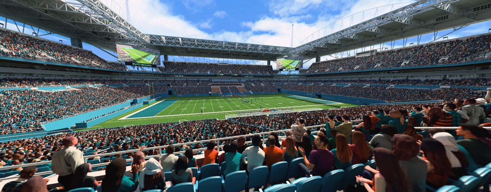 Seat view from Club