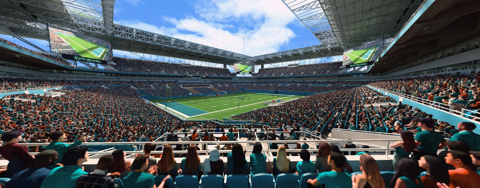 Seat view from Club