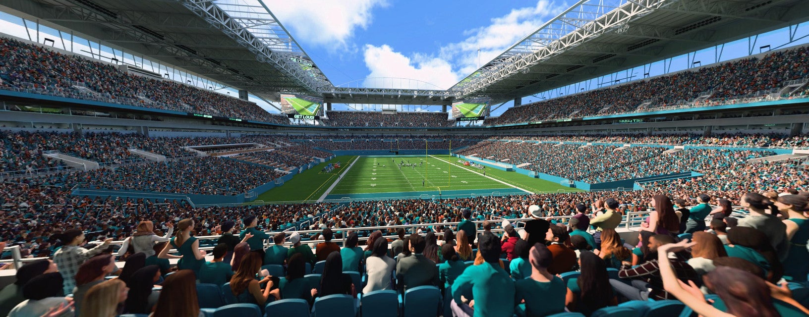Seat view from Club