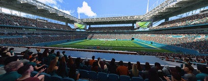 Seat view from Club