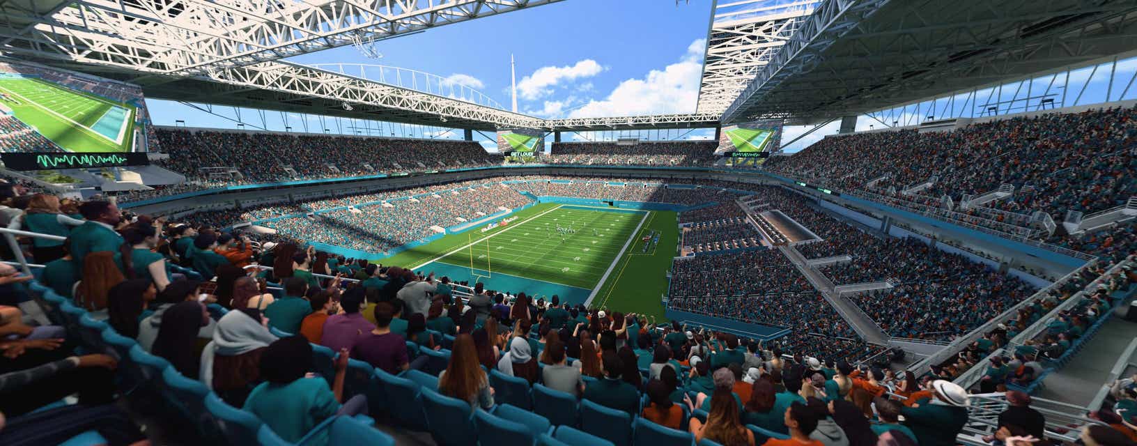 Seat view from Upper End Zone