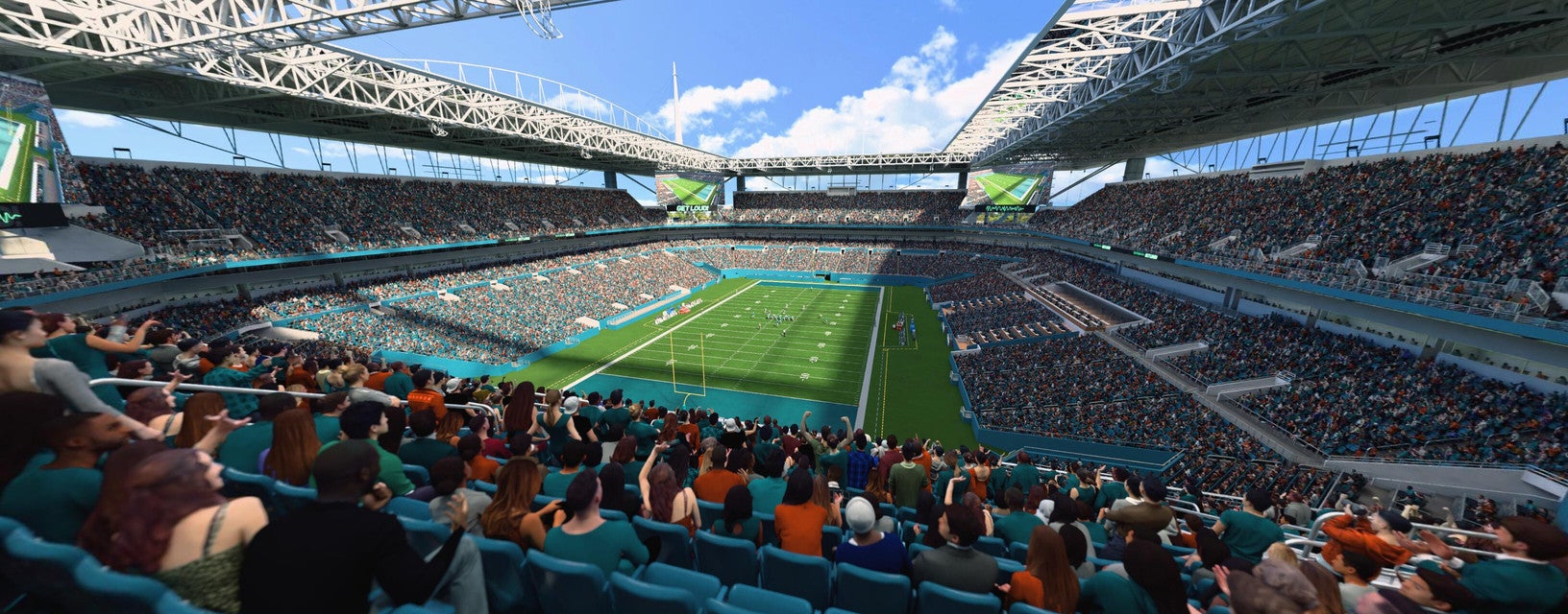 Seat view from Upper End Zone