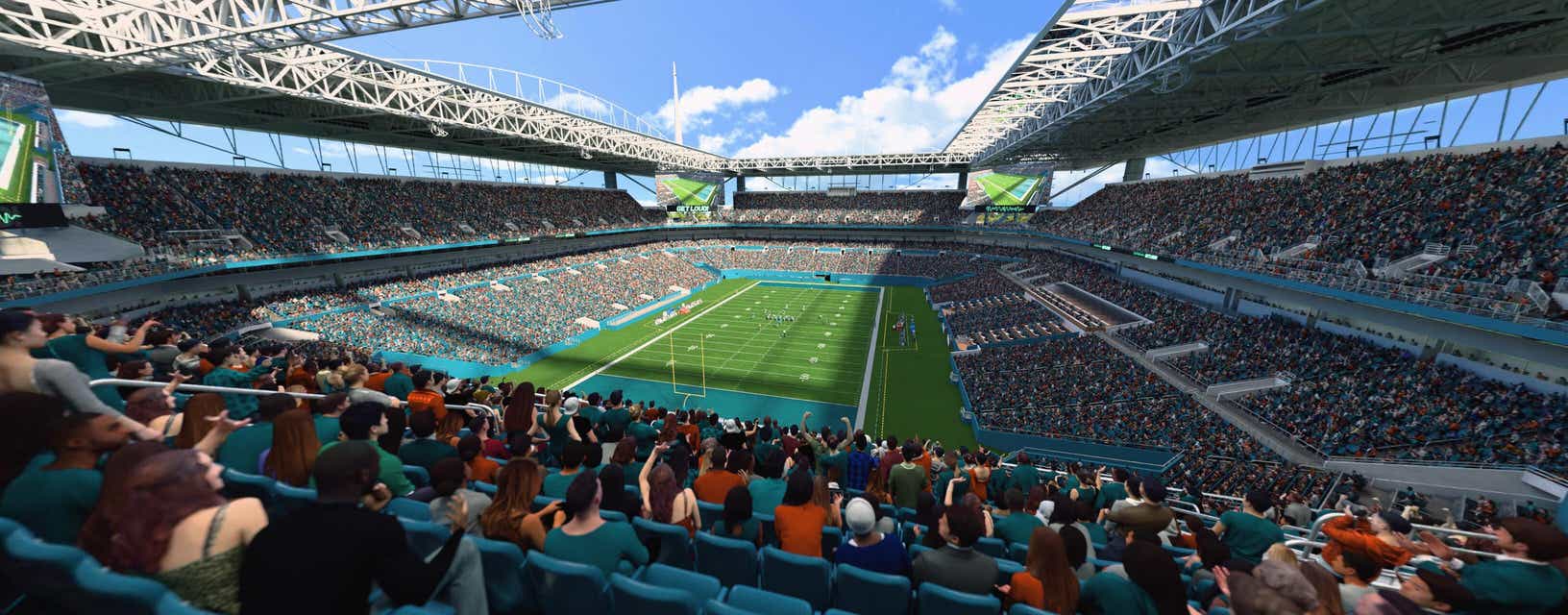 Seat view from Upper End Zone
