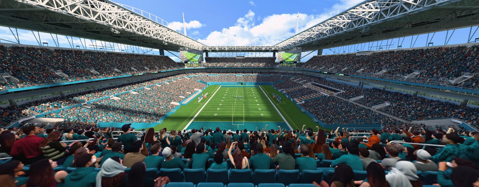 Seat view from Upper End Zone