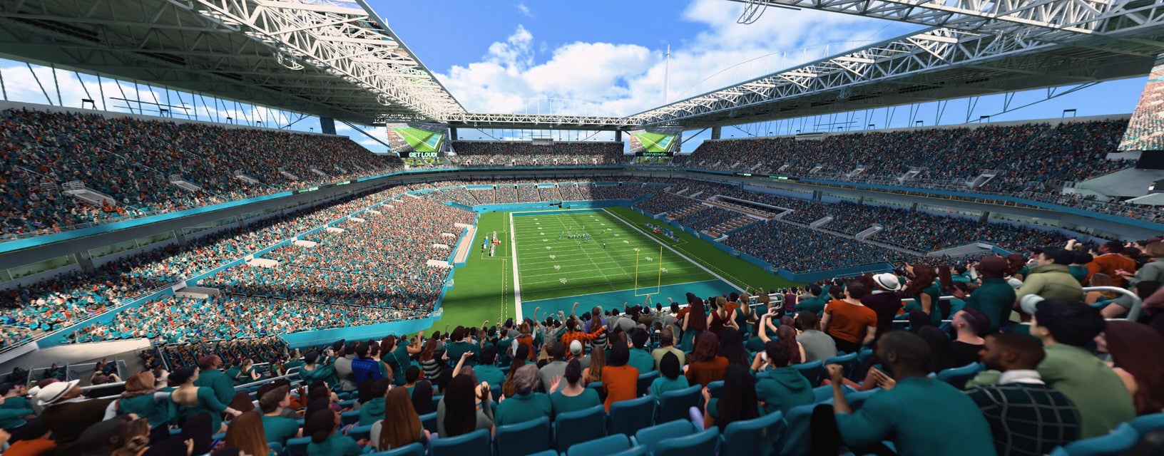 Seat view from Upper End Zone