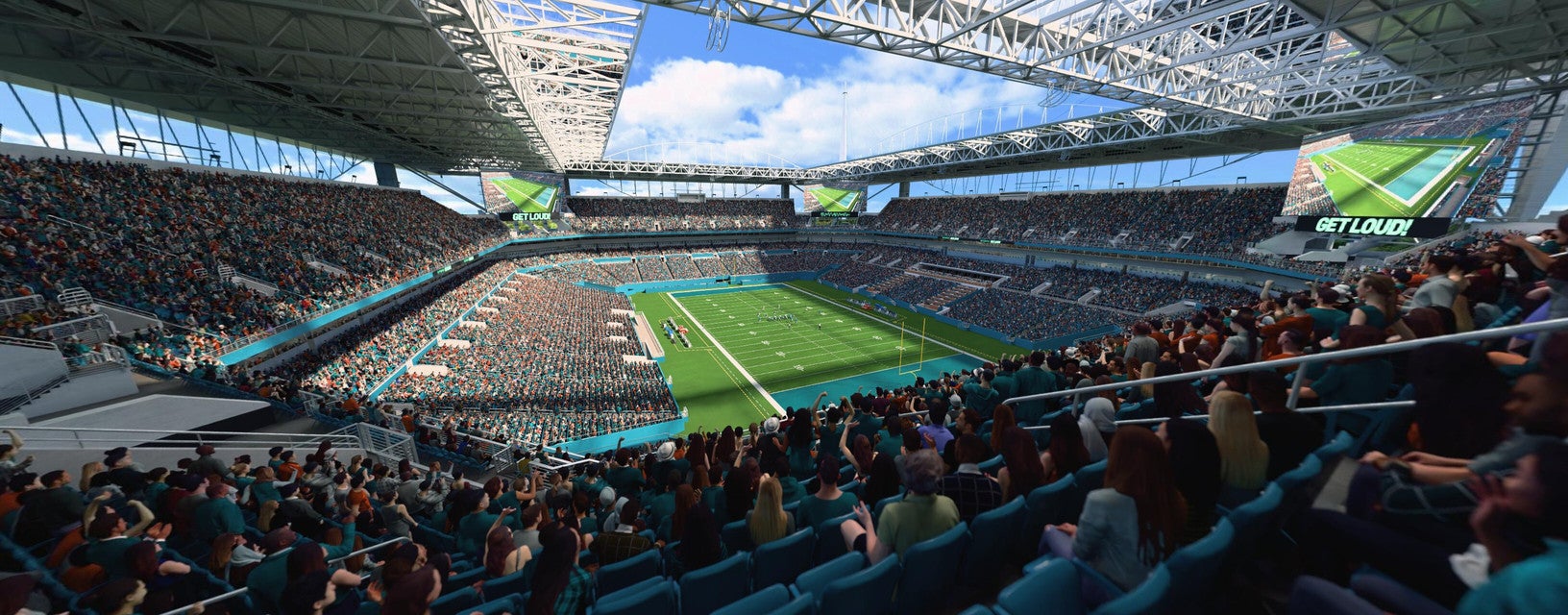 Seat view from Upper End Zone