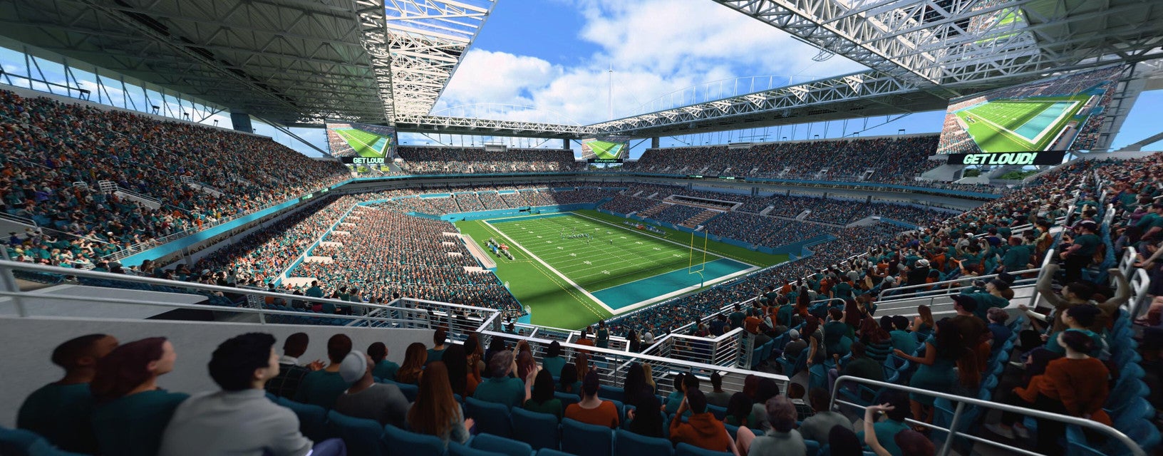 Seat view from Upper End Zone