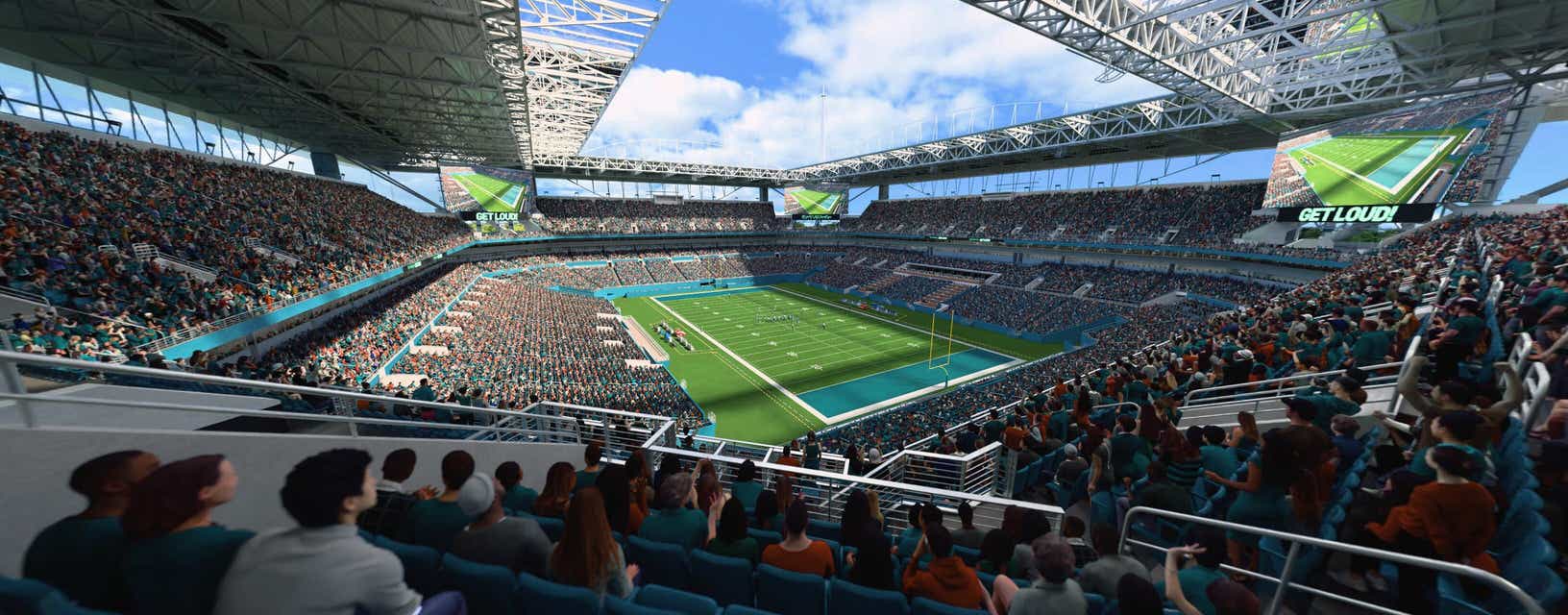 Seat view from Upper End Zone